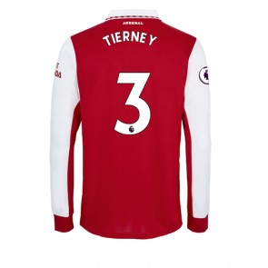 Arsenal Kieran Tierney #3 Hemmatröja 2022-23 Långärmad